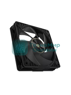 Вентилятор в корпус ASUS PROART PF120 FAN PWM BLACK 3IN1 черный, 120x120x28 мм, 3000 об/мин, 39 дБ, 4 pin