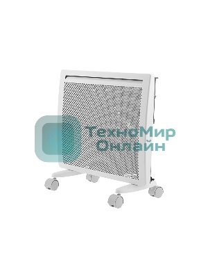 Конвектор электрический гибридный Denzel HybridX-1000 белый, 1000 Вт, 20 м2, термостат, дисплей