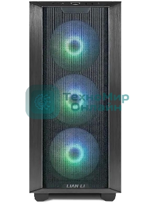 Компьютерный корпус Lian-Li Lancool III RGB черный без БП ATX 10x120мм 3x140мм 2xUSB 3.0 audio bott PSU