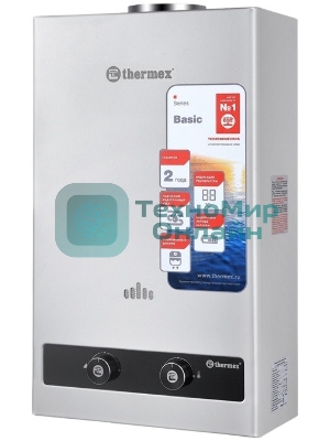 Колонка газовая THERMEX B 20 D серебристый