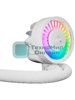 Система жидкостного охлаждения Arctic Cooling Liquid Freezer III Pro 360 ARGB Whte ACFRE00188A белый 120мм алюминий+медь 2500rpm 31db 4-pin