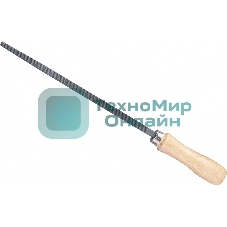 Напильник Сибртех 200 мм, квадратный, деревянная ручка