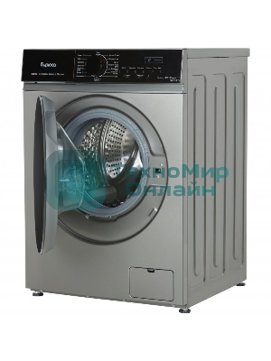 Cтиральная машина Бирюса WM-SN1014/15 M металлик, загрузка фронтальная 10.5 кг, 1400 об/мин, класс: А+++