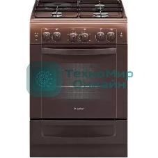 Плита комбинированная Gefest ПГЭ 6110-020301 коричневый, конфорок 3 газовых и 1 электрическая, духовка 52 л, 60 см x 85 см x 60 см