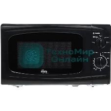Микроволновая печь Oasis MW-70UB черный, 20 л, 700 Вт, переключатели - поворотный механизм