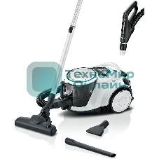 Пылесос Bosch BGS41HYG1 белый, 550 Вт, уборка сухая, пылесборник контейнер, 2.4 л