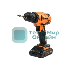 Дрель-шуруповерт Вихрь ДА-20Л-2К, 20 В, 2 Ач, 50 Нм, щеточный