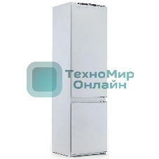 Встраиваемый холодильник Beko Diffusion BCNA306E2S двухкамерный белый