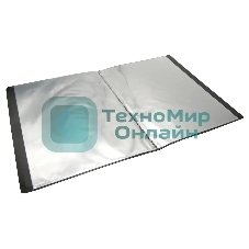 Папка с 20 прозрачными вкладками Бюрократ DeLuxe DLV20RED A4, пластик, 0.7мм, красный