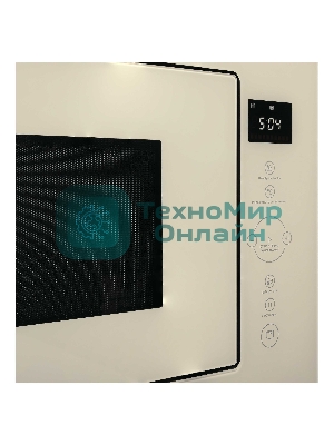 Встраиваемая микроволновая печь Korting KMI 825 TGB бежевый, 25 л, 900 Вт, переключатели - сенсор