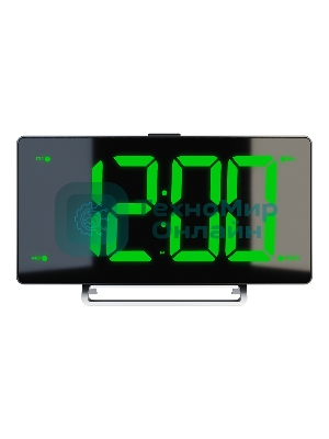 Радиочасы Soundmax SM-1561U (черный с белым)