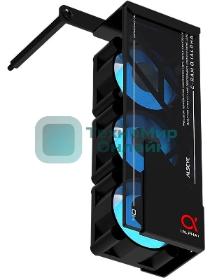 Вентилятор для процессора ALSEYE AS.03.08.0001 (C-RAM-Alpha-B) Product Size: 145.9 x 82 x 38.3мм Number of fans: 3 Size: 40 x 40 x 20мм Material: 1мм SPCC thick sheet metal Surface treatment: Powder coated black on the surface Box: Black Leaf: Milk white Luminous effect: internally emitting ARGb Speed: 1000-3500RPM Ou