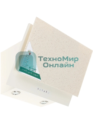 Вытяжка каминная Elikor Рубин Stone S4 60П-700-Э4Г Топ.молоко/песок, 60 см, 700 куб. м/ч, 52 дБ