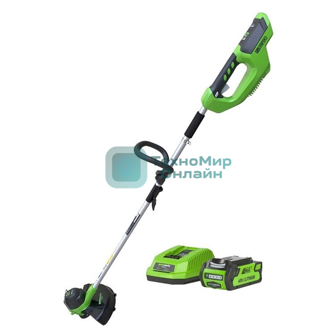 Триммер аккумуляторный GREENWORKS G40LTK4, 40 В, 4 Ач