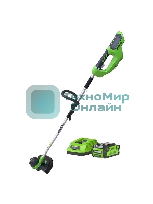Триммер аккумуляторный GREENWORKS G40LTK4, 40 В, 4 Ач