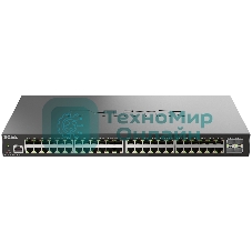 Коммутатор D-Link DGS-1210-52X/ME/C1A, 48×1 Гбит/с + 4×10 Гбит/с SFP+, управляемый
