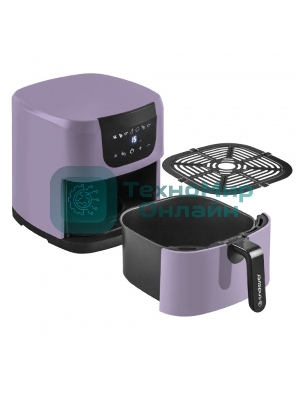 Аэрогриль Endever Skyline AF-127 фиолетовый, 1800 Вт, 4.5 л, сенсор, 7 программ