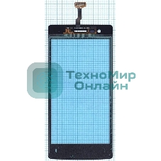 Сенсорное стекло (тачскрин) для OPPO Neo 5 (2015), черное