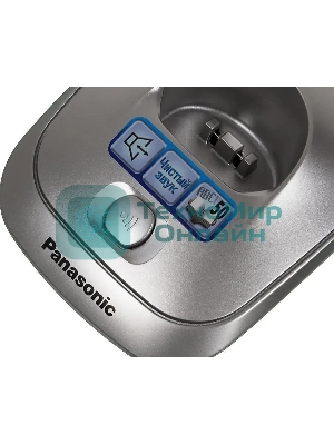 Телефон Panasonic KX-TG2511RUN (платиновый) АОН, Caller ID,спикерфон на трубке,переход в Эко режим одним нажатием
