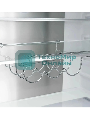 Холодильник Lex LCD505BlID черная сталь трехкамерный 321/144л морозилка снизу, No Frost, Side-by-Side