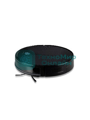 Робот-пылесос Coolfort CF-3203 черный, 2600 мАч Li-Ion, уборка влажная/сухая, пылесборник контейнер 0.6 л