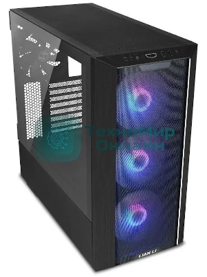 Компьютерный корпус Lian-Li Lancool III RGB черный без БП ATX 10x120мм 3x140мм 2xUSB 3.0 audio bott PSU