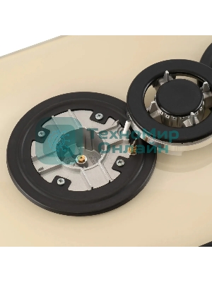 Газовая варочная поверхность Hyundai HHG 6434 BE бежевый