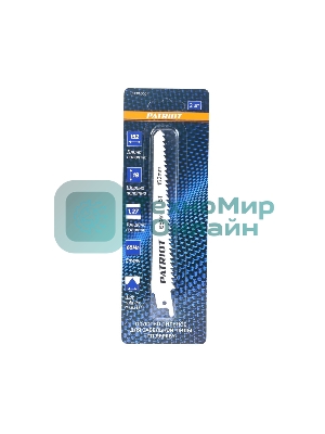 Полотно пильное PATRIOT для сабельной пилы, по дереву 152*19*1.27мм*6T 2 шт.