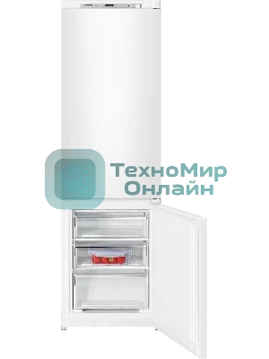 Встраиваемый холодильник Atlant ХМ-4319-101 белый двухкамерный 175/70л морозилка снизу