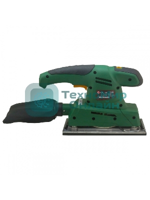 Машинка шлифовальная плоская (вибрационная) КАЛИБР МПШ-300Р 300Вт 115х230мм рег.об. пылеотсос.