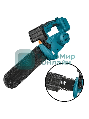 Цепная пила аккумуляторная Bort BKS-2112 18В Li-Ion, Makita 18V LXT, шина 305мм, Бесщеточный, Шаг цепи, дюйм 3/8, холостого хода, об/мин 0-3 400, вес 2 кг, БЕЗ АКБ И ЗУ [93418422]