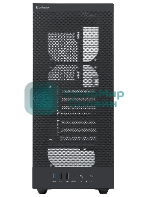 Компьютерный корпус Defender RaptorX черный, ATX, USB3.0, w/o fans
