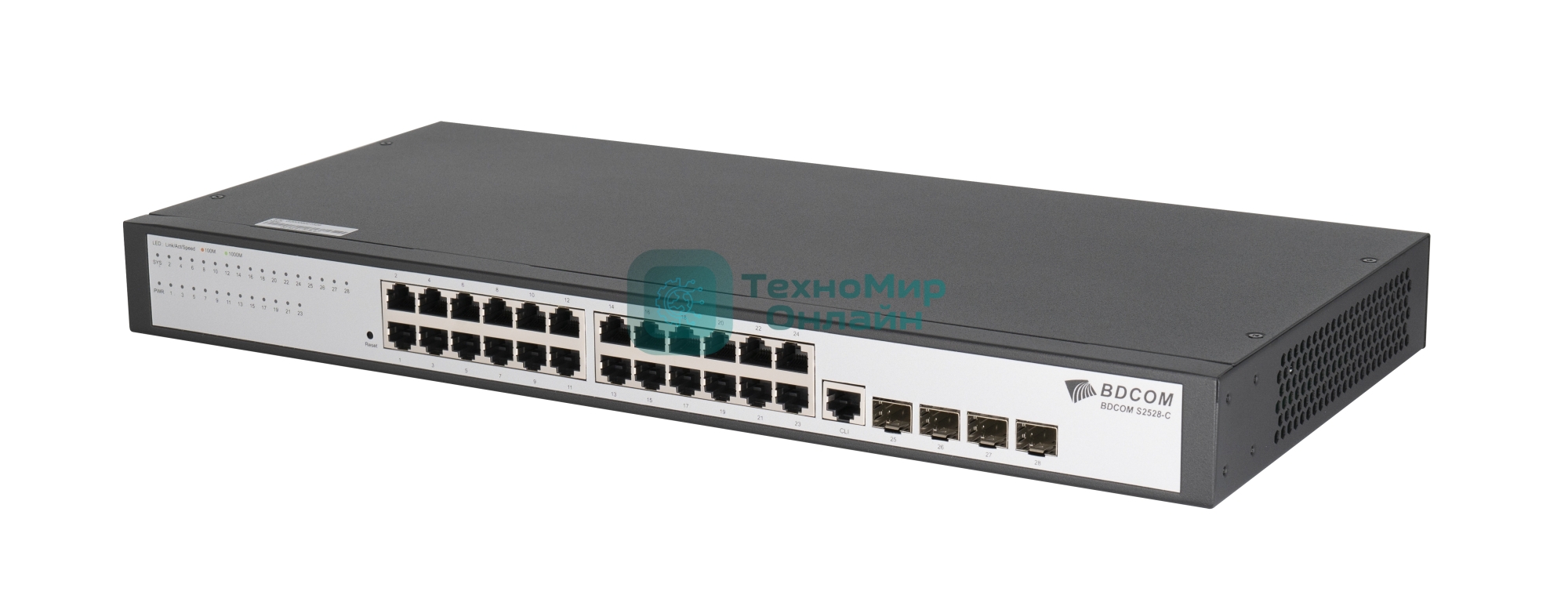 Коммутатор BDCom S2528-C, 28×LAN