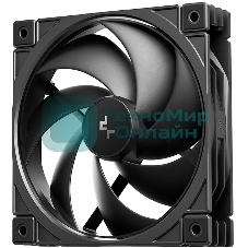 Вентилятор для корпуса Deepcool FD12 V2 120х120x25 черный 4-pin 35.6дБ (R-FD12V2-BKNPN1-G) Ret
