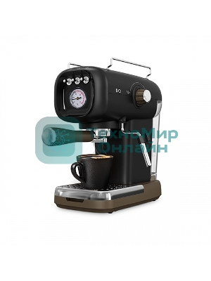 Кофеварка эспрессо BQ CM2004 черный, исп. кофе - молотый, 0.6 л, 1100 Вт, 20 бар