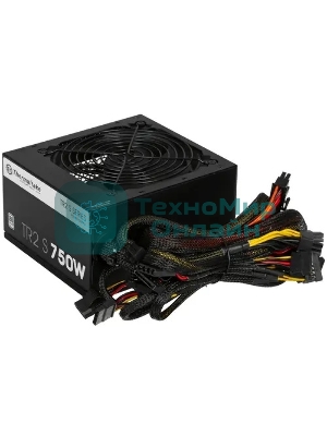 Блок питания Thermaltake ATX TR2 S, 750Вт, 80 PLUS WHITE, 120мм, черный