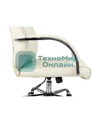 Кресло Бюрократ T-8010SL/IVORY слоновая кость, экокожа