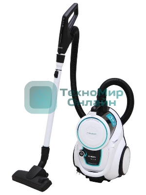 Пылесос Bosch BGS41HYG1 белый, 550 Вт, уборка сухая, пылесборник контейнер, 2.4 л