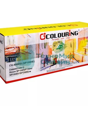 Картридж Colouring CG-408010 (SP150HE) черный (1500 стр) для Ricoh SP150/SP150w/SP150SU/SP150SUw