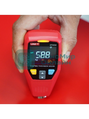 Толщиномер UNI-T UT343A диаметр измеряемой площади 20 мм, min толщина объема 0,5 мм