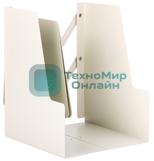 Подставка-ограничитель для книг Deli 78641-01 415х220мм цв.белый