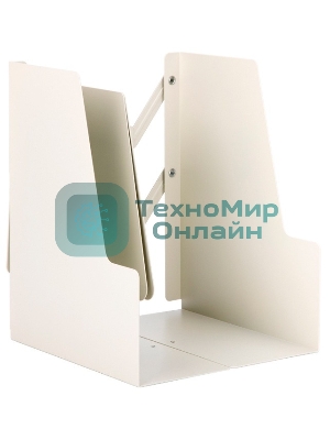 Подставка-ограничитель для книг Deli 78641-01 415х220мм цв.белый