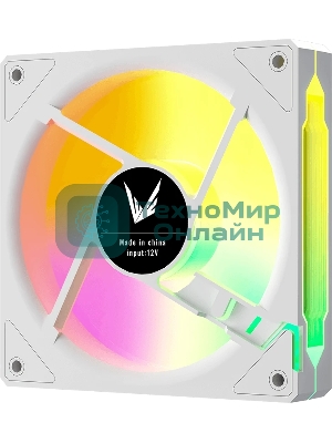 Вентилятор для корпуса Formula Floe 12WH ARPW Reverse ARGb белый, 120 мм, 1500 об/мин, 20.15 дБ, 4 pin