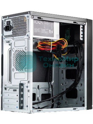 Компьютерный корпус Сase Forza mATX, 450W, 2xUSB 3.0, Black, w/o FAN, 12 см fan PSU, power cord