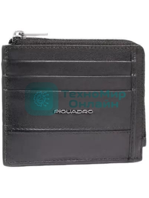 Картхолдер Piquadro Philip PP4822W136R/N черный, натуральная кожа