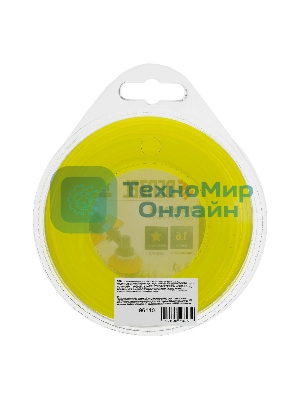 Леска для триммера Denzel звезда 1,6 мм х 15 м, блистер FLEX CORD