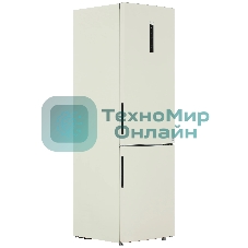 Холодильник Haier C4F640CCGU1 бежевый двухкамерный 285/115л морозилка снизу, No Frost