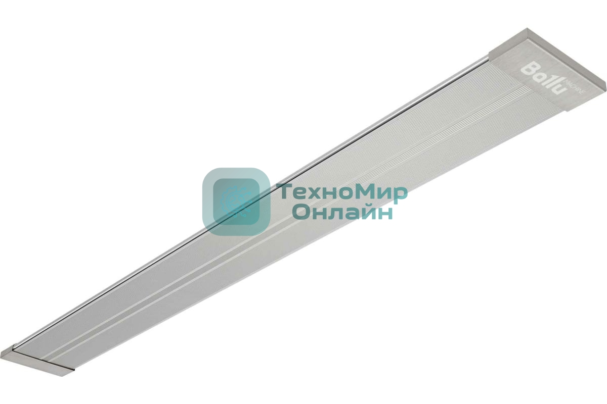 Обогреватель инфракрасный Ballu BIH-AP4-2.0-M серебристый, панельный, 2000 Вт, 40 м2