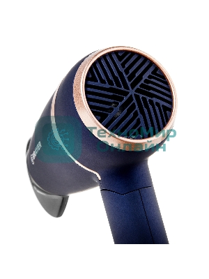 Фен BRAYER BR3025 синий/золотистый, 1400 Вт, компактный