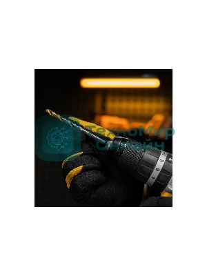 Сверло спиральное по металлу Denzel 6 x 93мм, Р6М5, Golden Tip